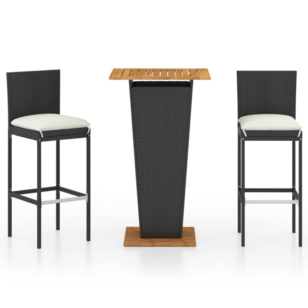 Garden Bar Set | Black, Cream