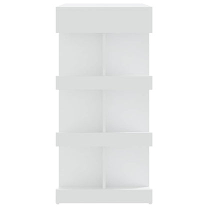 Bar Table with Storage Rack White 100x50x101.5 cm