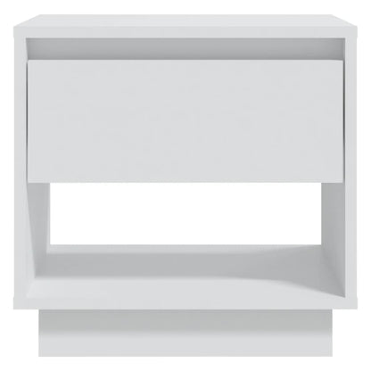 Bedside Cabinet | White | Engineered Wood | 45 cm x 34 cm x 44 cm