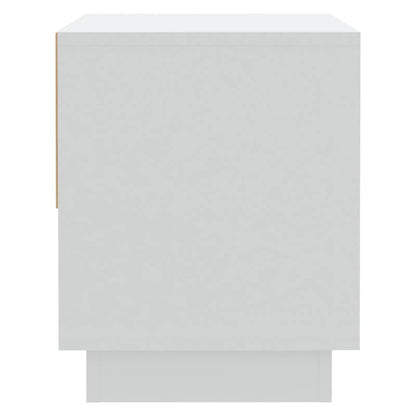 Bedside Cabinet | White | Engineered Wood | 45 cm x 34 cm x 44 cm