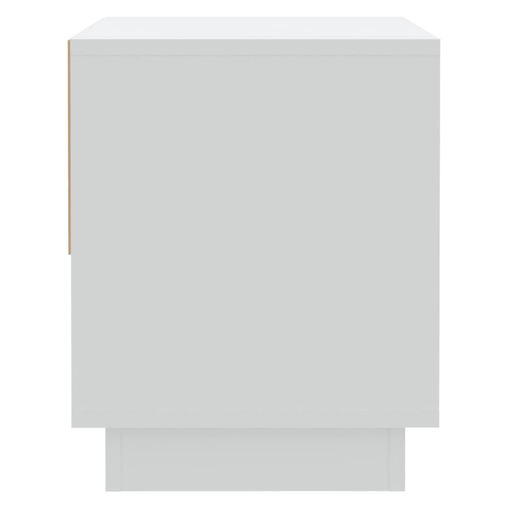 Bedside Cabinets 2 pcs White 45x34x44 cm Engineered Wood
