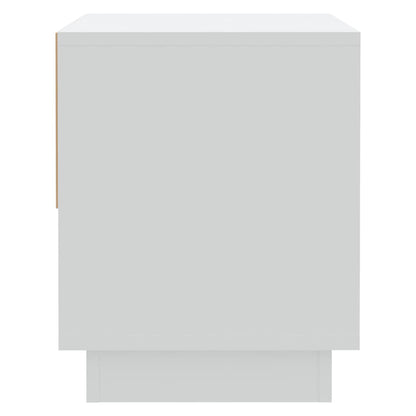 Bedside Cabinets 2 pcs White 45x34x44 cm Engineered Wood