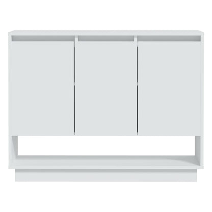 Sideboard White 97x31x75 cm Engineered Wood