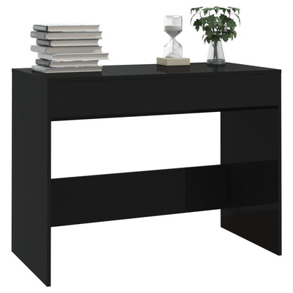 Desk Black 101x50x76,5 cm Engineered Wood