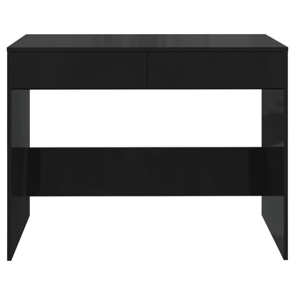Desk Black 101x50x76,5 cm Engineered Wood
