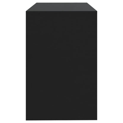 Desk Black 101x50x76,5 cm Engineered Wood