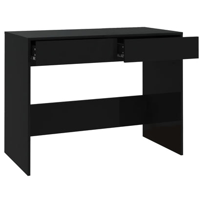 Desk Black 101x50x76,5 cm Engineered Wood