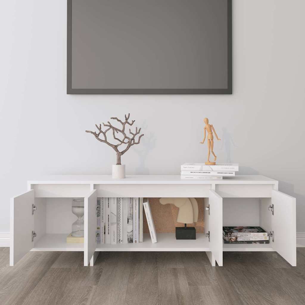 809575 vidaXL TV Cabinet White 120x30x40,5 cm Engineered Wood