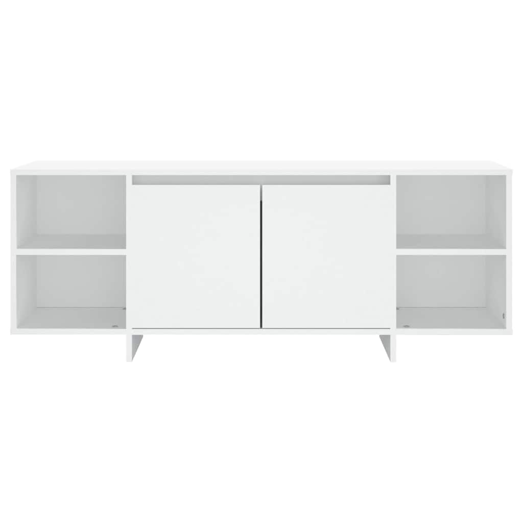 809584 vidaXL TV Cabinet White 130x35x50 cm Engineered Wood