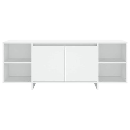 809584 vidaXL TV Cabinet White 130x35x50 cm Engineered Wood
