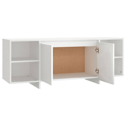 809584 vidaXL TV Cabinet White 130x35x50 cm Engineered Wood