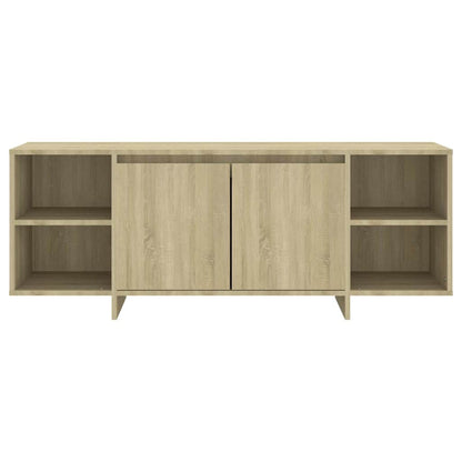 TV Cabinet Sonoma Oak 130x35x50 cm Engineered Wood