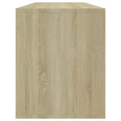 TV Cabinet Sonoma Oak 130x35x50 cm Engineered Wood