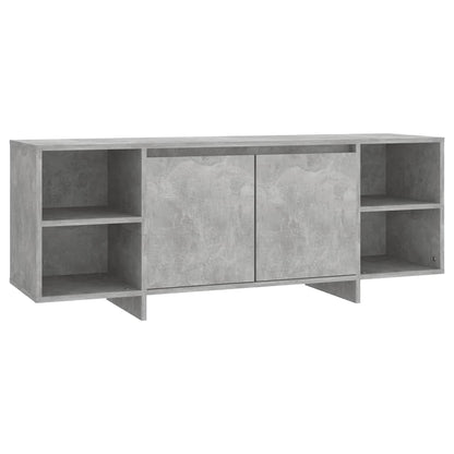 809588 vidaXL TV Cabinet Concrete Grey 130x35x50 cm Engineered Wood
