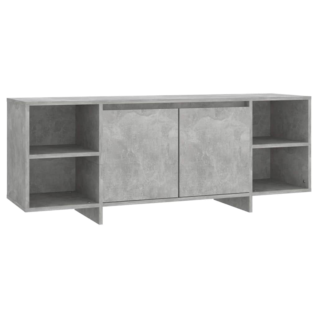 809588 vidaXL TV Cabinet Concrete Grey 130x35x50 cm Engineered Wood