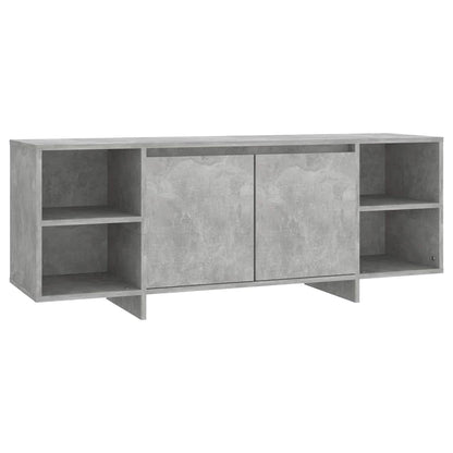 809588 vidaXL TV Cabinet Concrete Grey 130x35x50 cm Engineered Wood