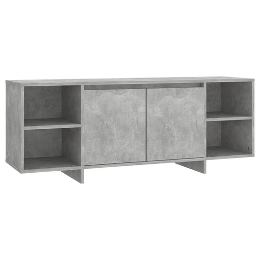 809588 vidaXL TV Cabinet Concrete Grey 130x35x50 cm Engineered Wood