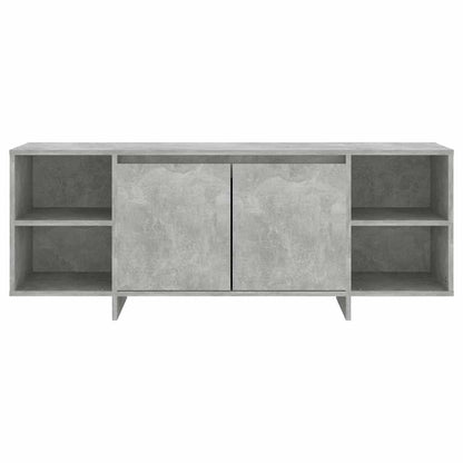809588 vidaXL TV Cabinet Concrete Grey 130x35x50 cm Engineered Wood