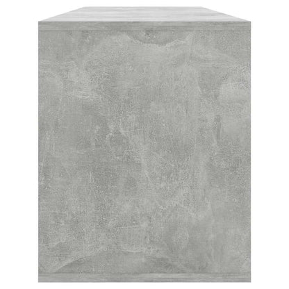 809588 vidaXL TV Cabinet Concrete Grey 130x35x50 cm Engineered Wood