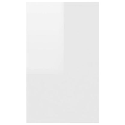 Sideboard with 3 Drawers High Gloss White 120x41x75 cm Engineered Wood