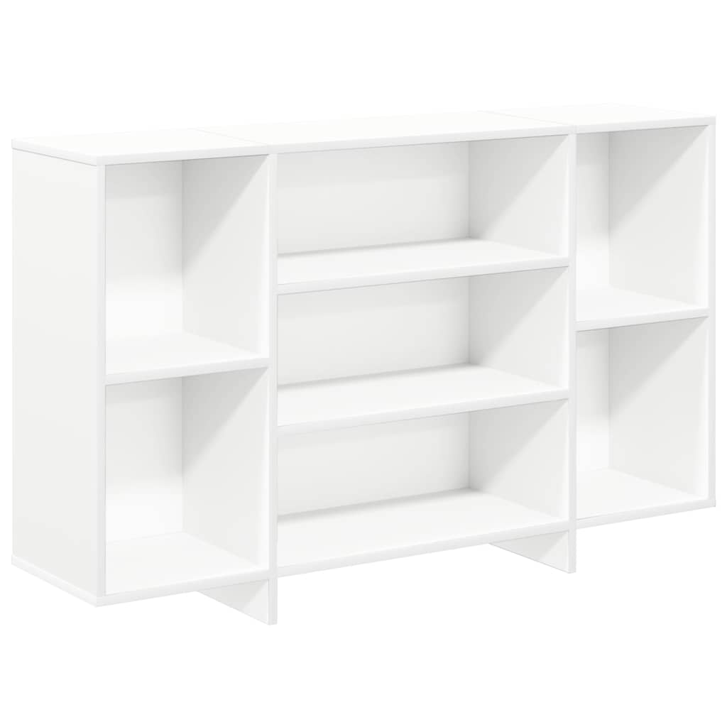 Sideboard White 120x30x75 cm Engineered Wood