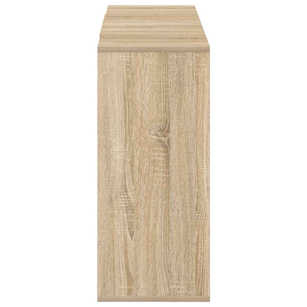 809623 vidaXL Sideboard Sonoma Oak 120x30x75 cm Engineered Wood