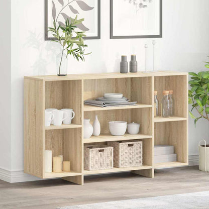 809623 vidaXL Sideboard Sonoma Oak 120x30x75 cm Engineered Wood