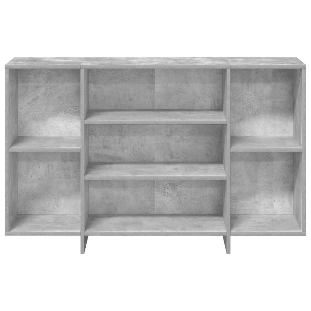 Sideboard Concrete Grey 120x30x75 cm Engineered Wood
