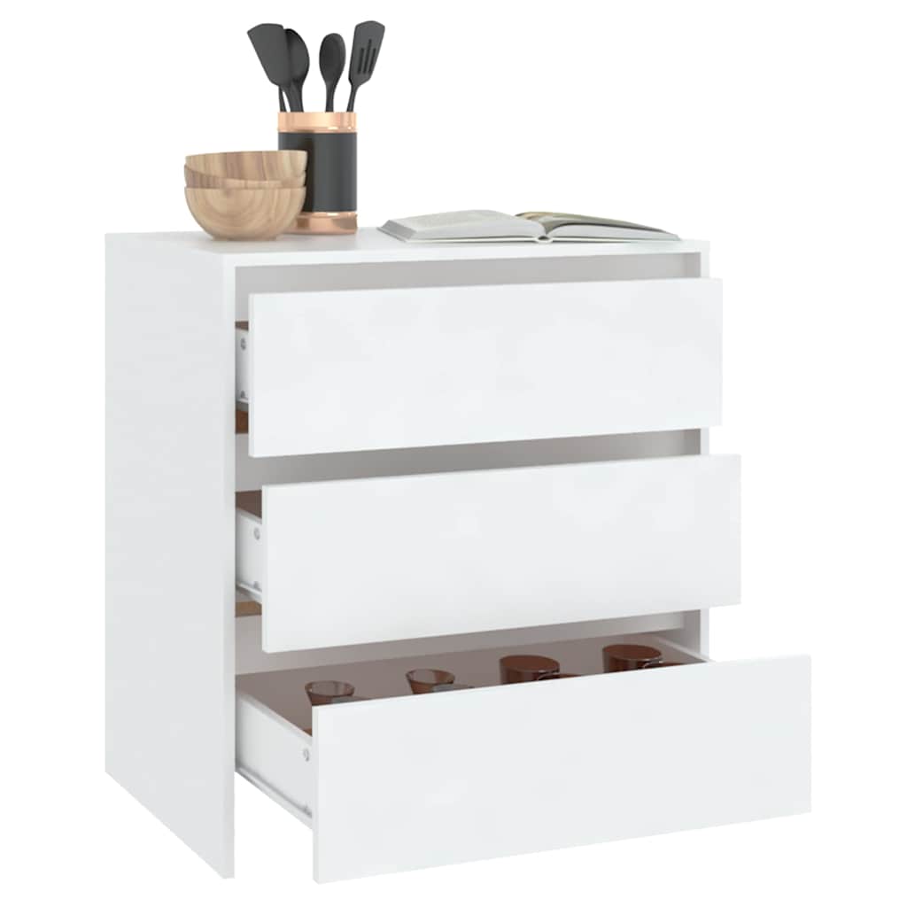 809746 vidaXL Sideboard White 70x41x75 cm Engineered Wood