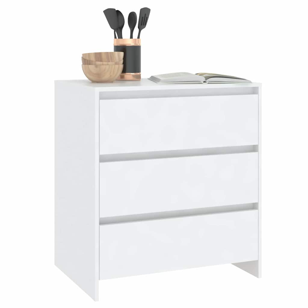 809746 vidaXL Sideboard White 70x41x75 cm Engineered Wood