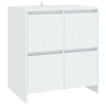 809764 vidaXL Sideboard White 70x41x75 cm Engineered Wood