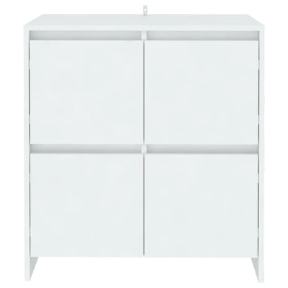 Sideboard White 70x41x75 cm Engineered Wood