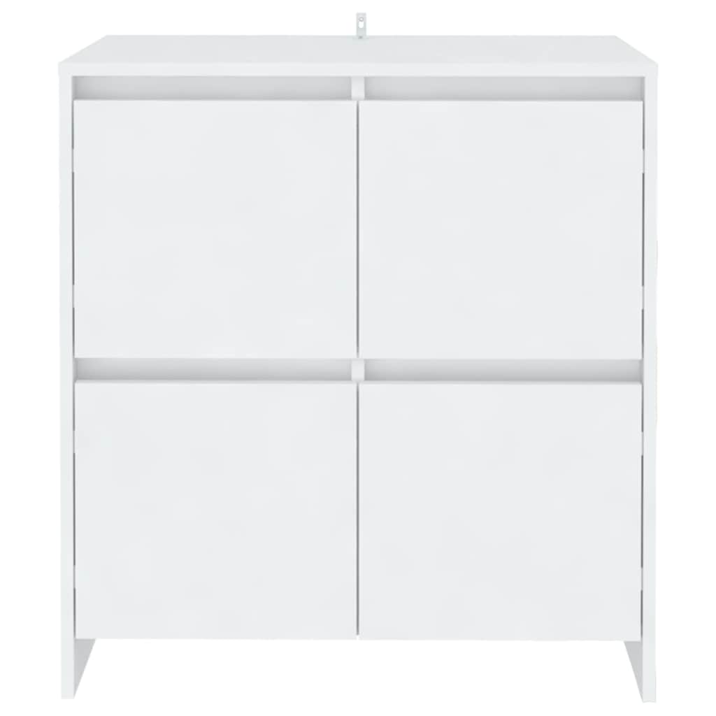 809764 vidaXL Sideboard White 70x41x75 cm Engineered Wood