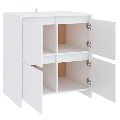 809764 vidaXL Sideboard White 70x41x75 cm Engineered Wood