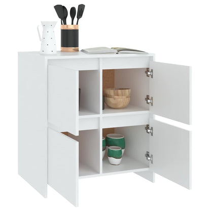 809764 vidaXL Sideboard White 70x41x75 cm Engineered Wood