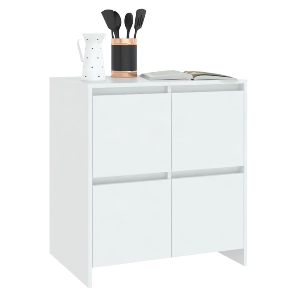 Sideboard White 70x41x75 cm Engineered Wood