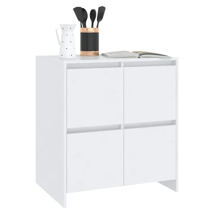 809764 vidaXL Sideboard White 70x41x75 cm Engineered Wood