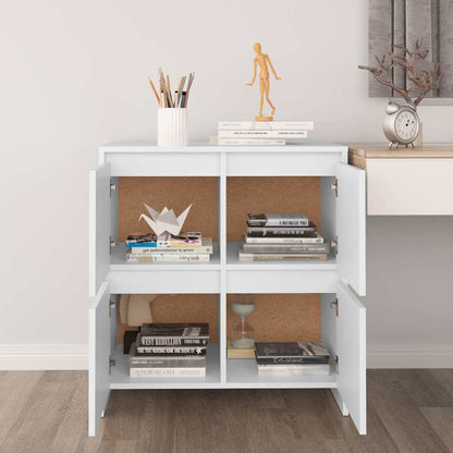 809764 vidaXL Sideboard White 70x41x75 cm Engineered Wood