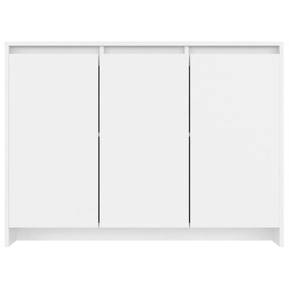 809773 vidaXL Sideboard White 102x33x75 cm Engineered Wood