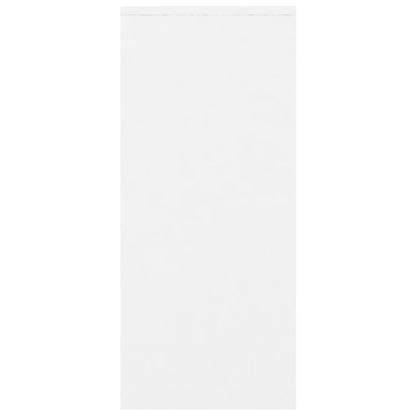 Sideboard White 102x33x75 cm Engineered Wood