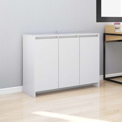 809773 vidaXL Sideboard White 102x33x75 cm Engineered Wood