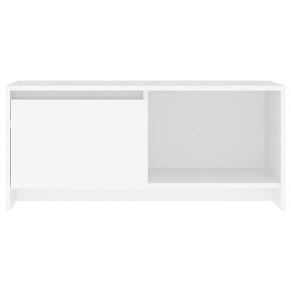 809782 vidaXL TV Cabinet White 90x35x40 cm Engineered Wood