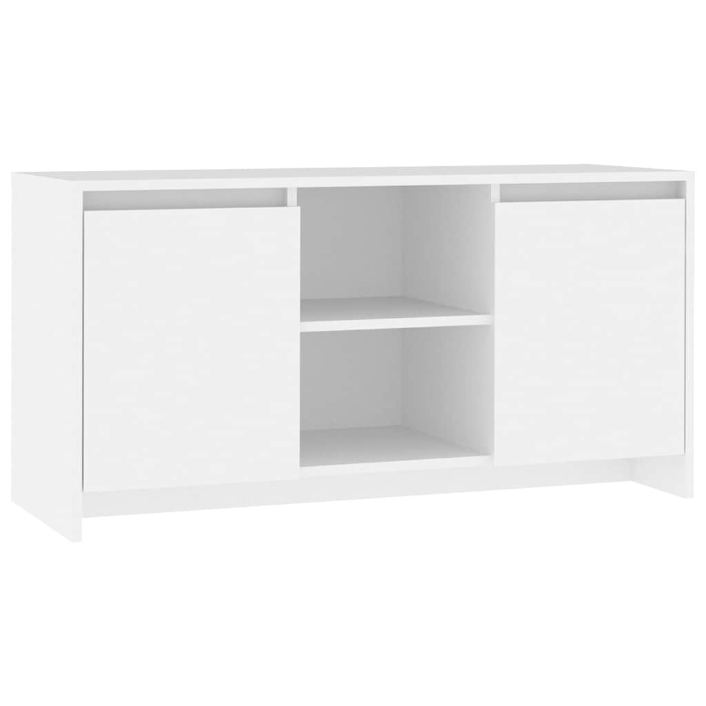 809791 vidaXL TV Cabinet White 102x37,5x52,5 cm Engineered Wood
