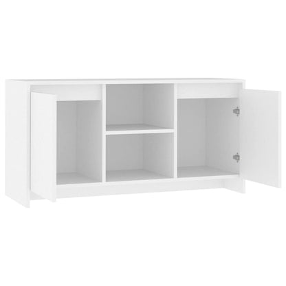 809791 vidaXL TV Cabinet White 102x37,5x52,5 cm Engineered Wood