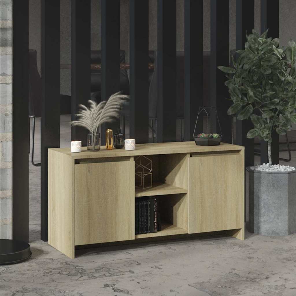 TV Cabinet Sonoma Oak 102x37,5x52,5 cm Engineered Wood
