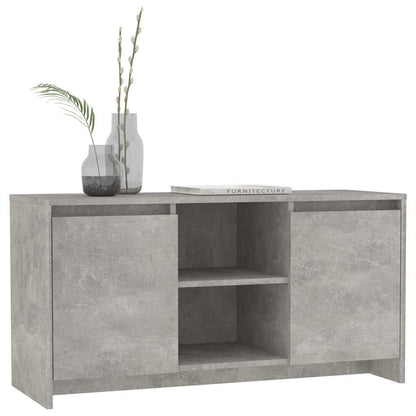 TV Cabinet Concrete Grey 102x37,5x52,5 cm Engineered Wood