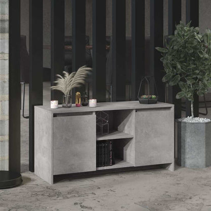 TV Cabinet Concrete Grey 102x37,5x52,5 cm Engineered Wood