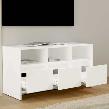 809800 vidaXL TV Cabinet White 102x37,5x52,5 cm Engineered Wood