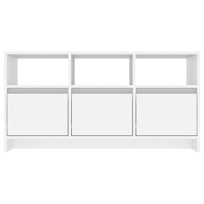 TV Cabinet White 102x37.5x52.5 cm Engineered Wood