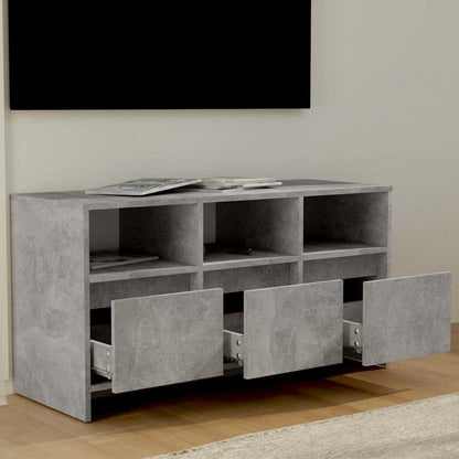 TV Cabinet Concrete Grey 102x37,5x52,5 cm Engineered Wood